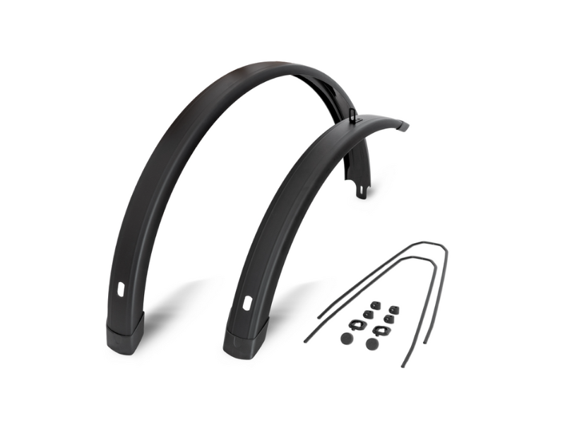 Eurofender EF jeu de garde-boue tempo carré 28 pouces 72mm noir