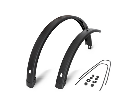 Eurofender EF jeu de garde-boue tempo carré 28 pouces 72mm noir