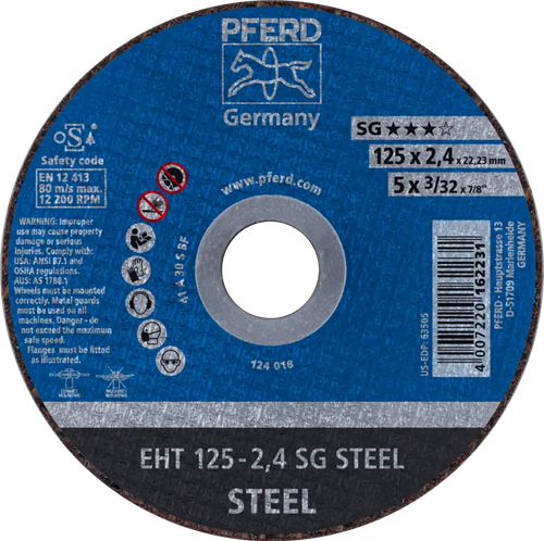 Pferd dss acier a30 125-2.4 | 25 pièces