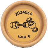 Elvedes set banjo, émerillon et anneaux (4pcs)