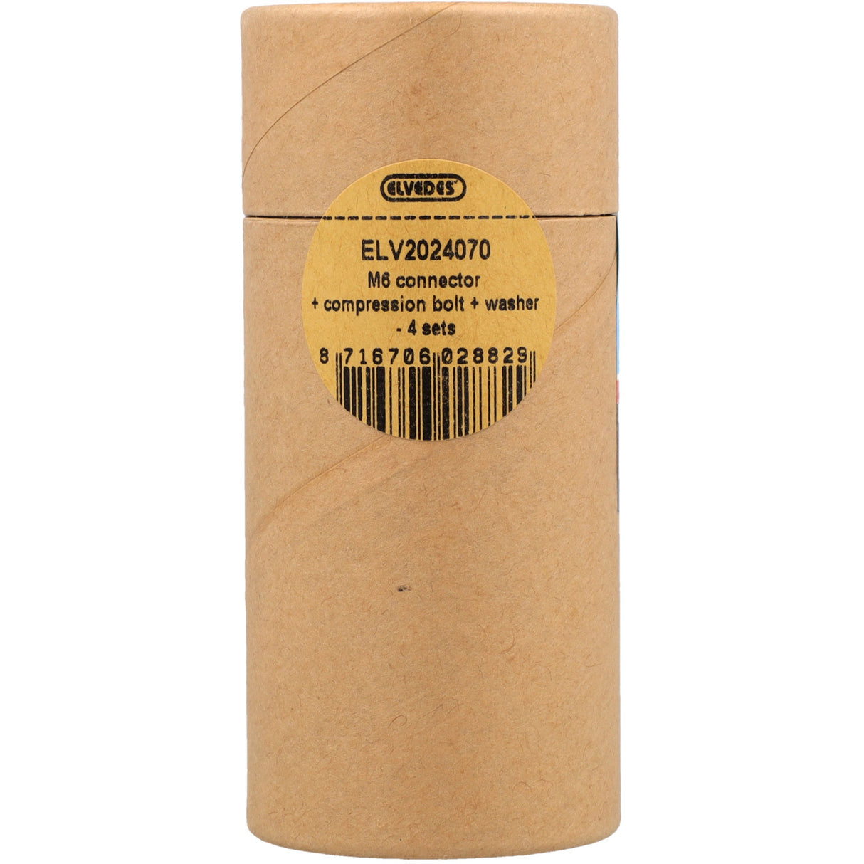 Elvedes set connecteur m6, boulon de serrage et rondelle (4pcs)