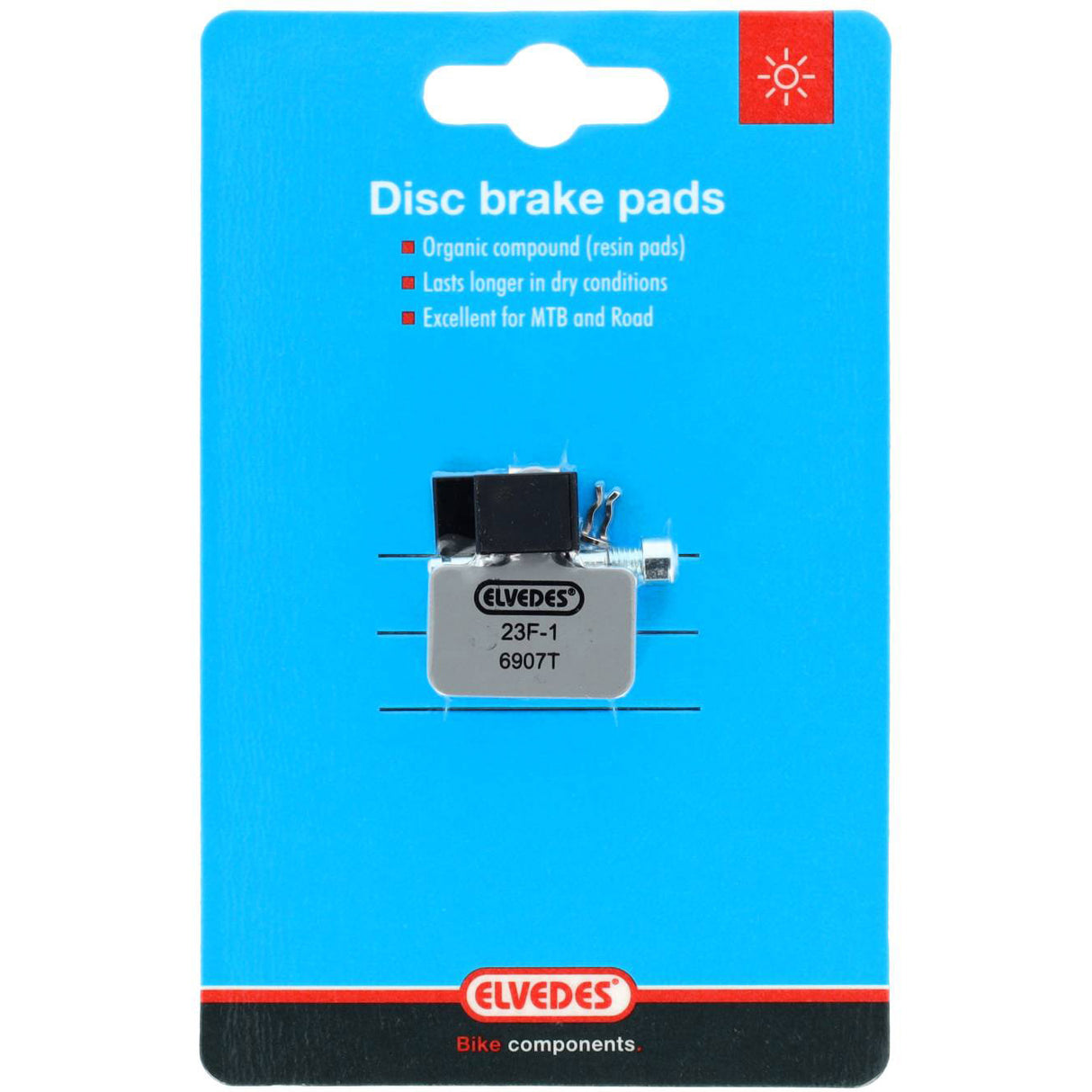 Blocs de frein à disque Elvedes Shimano | 6907T | gris