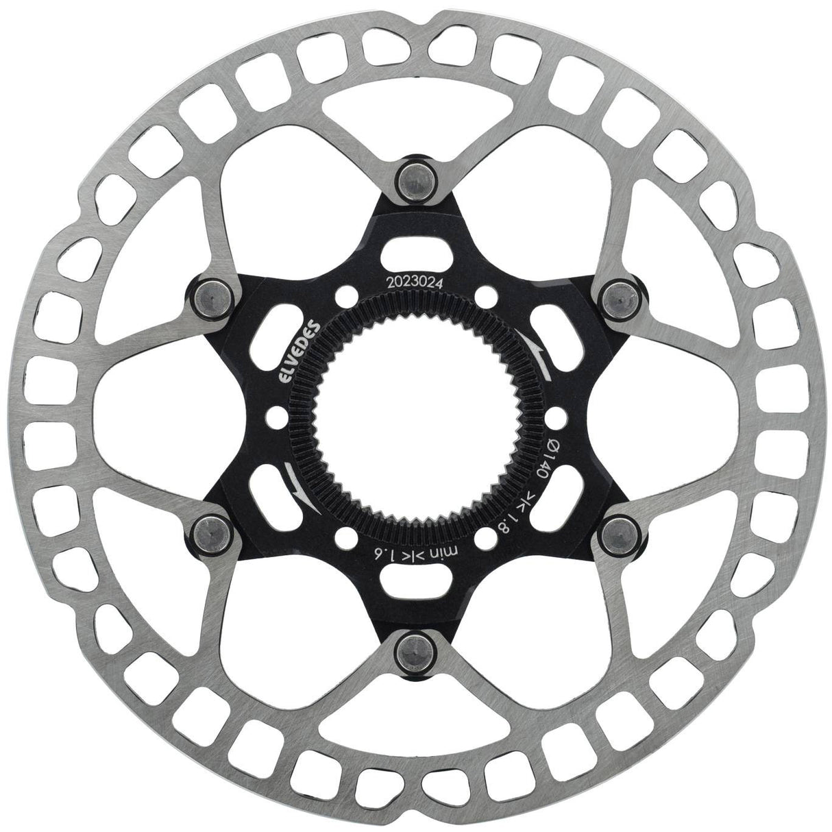 Disque de frein Elvedes Centerlock Ø140 mm t = 1,8 mm léger
