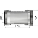 Filetage de pédalier Elvedes pour t47a (cervélo) pour sram dub