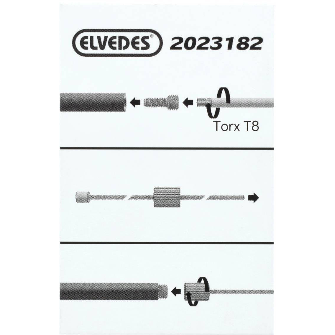 Connexion Elvedes réglée à l'intérieur pour Buitenkabel