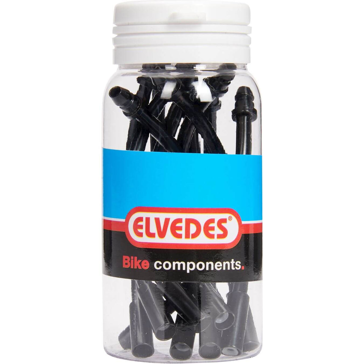 Elvedes coude de câble de frein en V 90 5mm acier inoxydable noir (10x) elv2018061