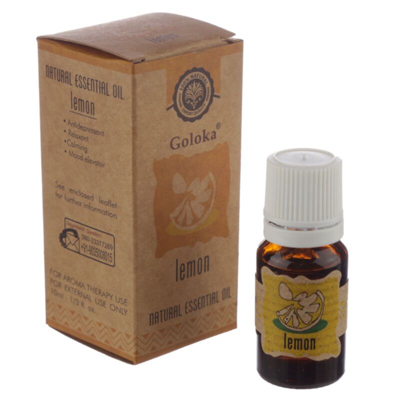 Huile essentielle naturelle de citron Goloka 10ml