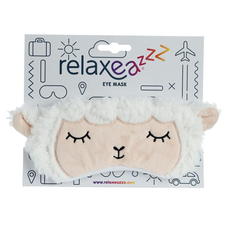 Masque de sommeil en peluche mouton