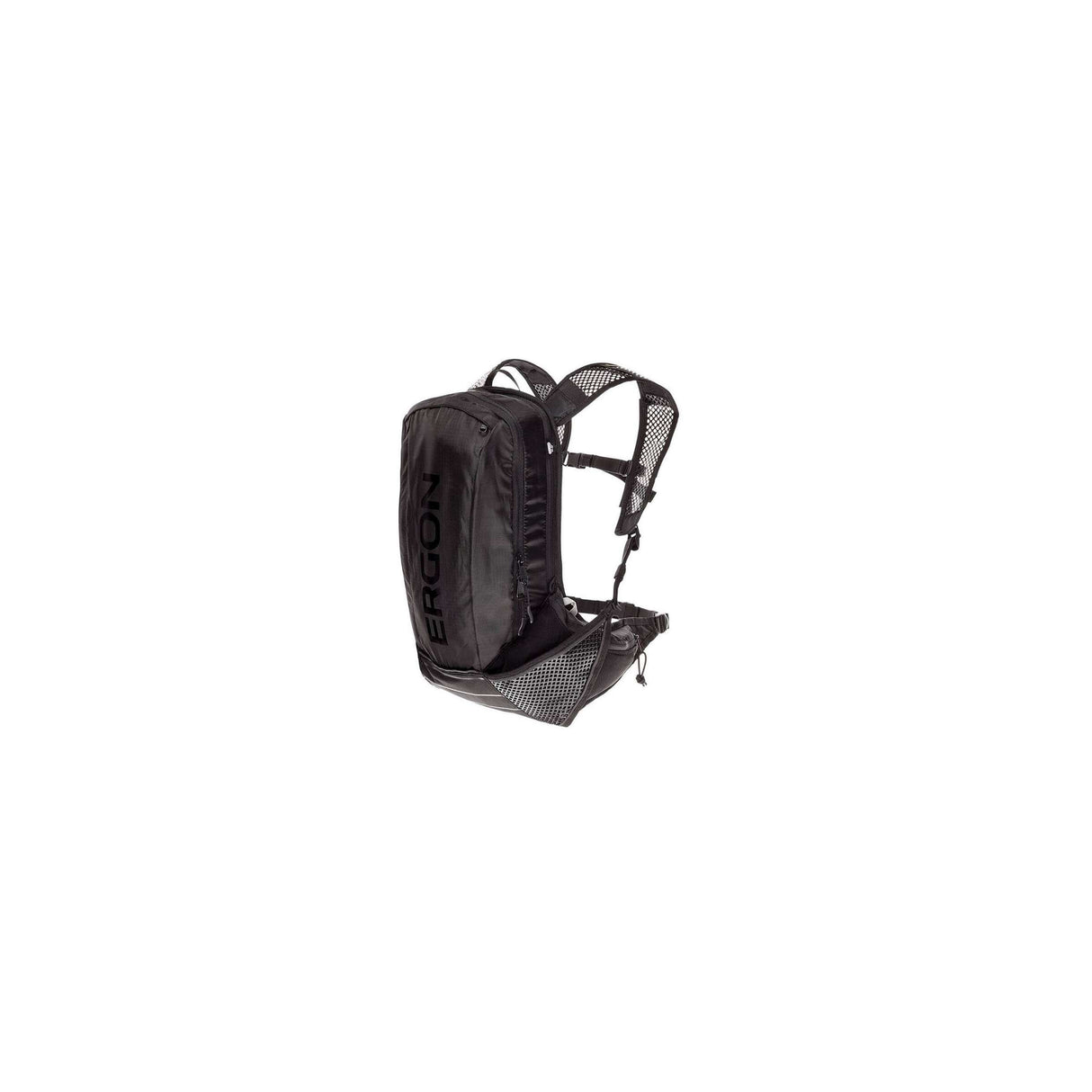 Ergon BX2 EVO Backpack Black - Léger - Convient pour les excursions d'une journée - 10 + 1,5 L de volume - étanche - Nylon en polyester - Autre système d'attache d'attache - y compris la couverture de pluie