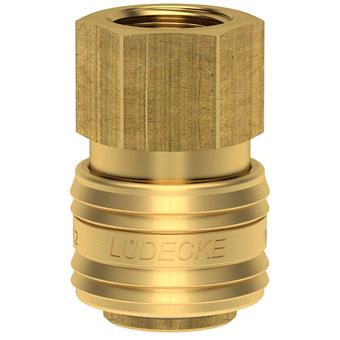 Lüdecke ludecke raccord rapide 1 4 filetage femelle couteau.dn7.2 (euro10)