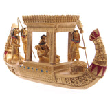 Egypte - bateau couvert d'or