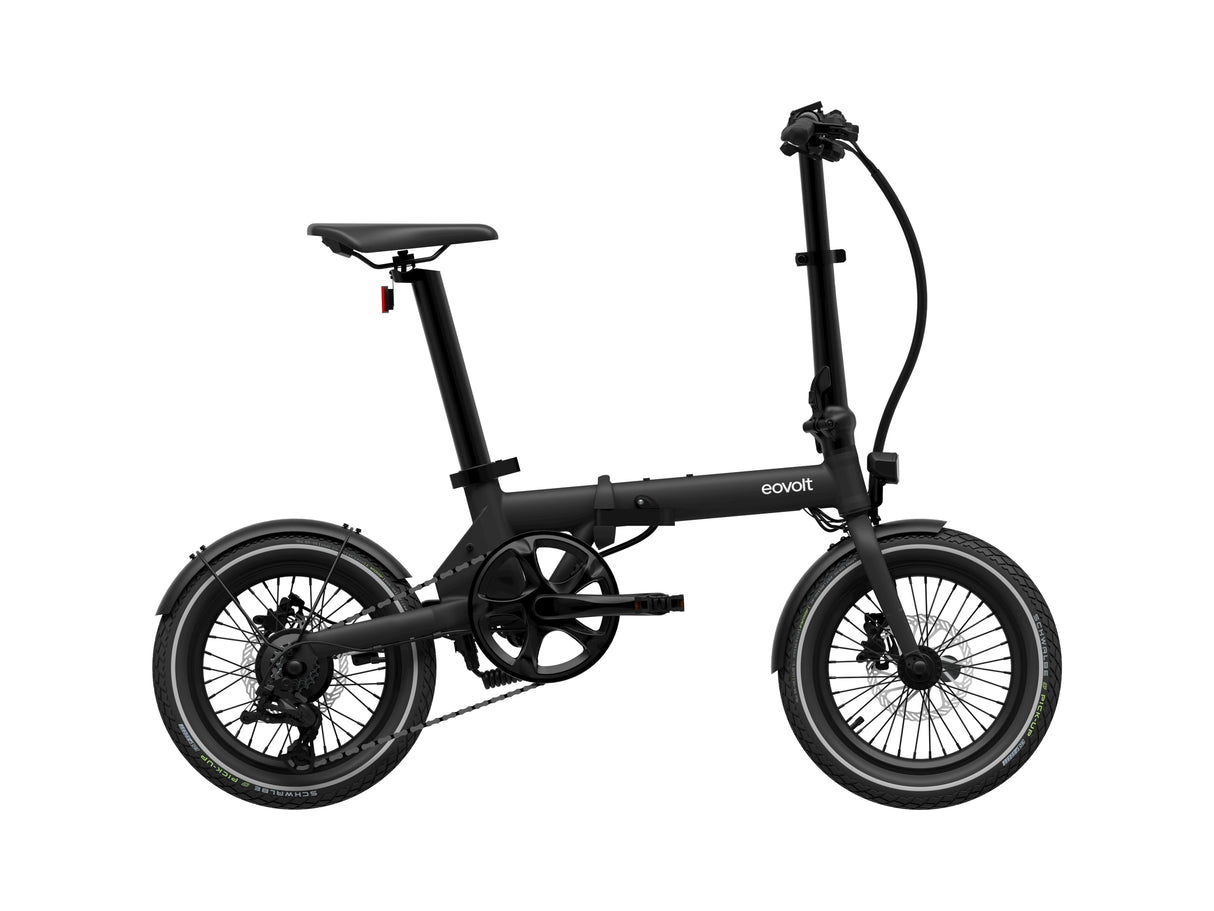 EOVOLT Electric pliing vélo matin 16 origines v3 noir