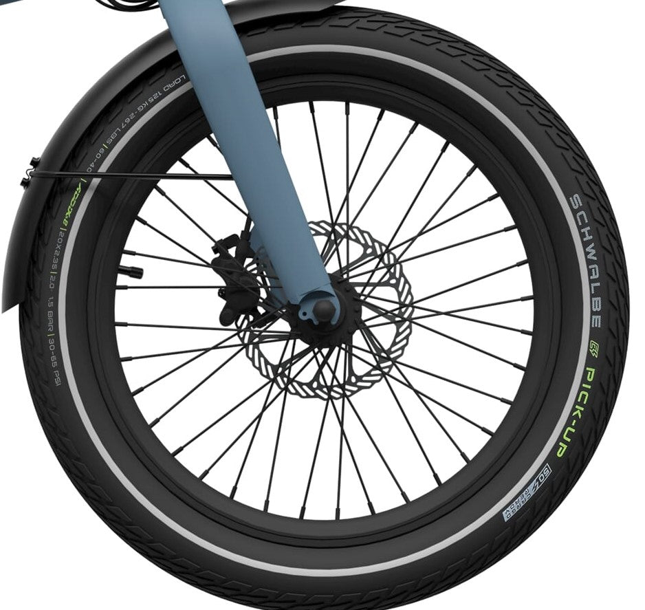 Roue avant Uto og20 sans disque ni pneu noir