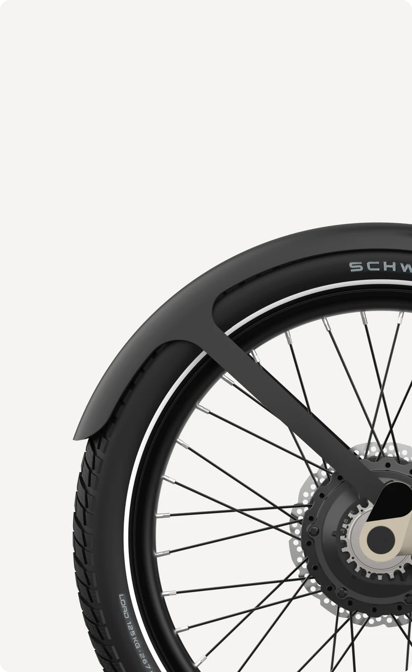 Garde-boue Uto eovolt arrière pro20 v2 noir