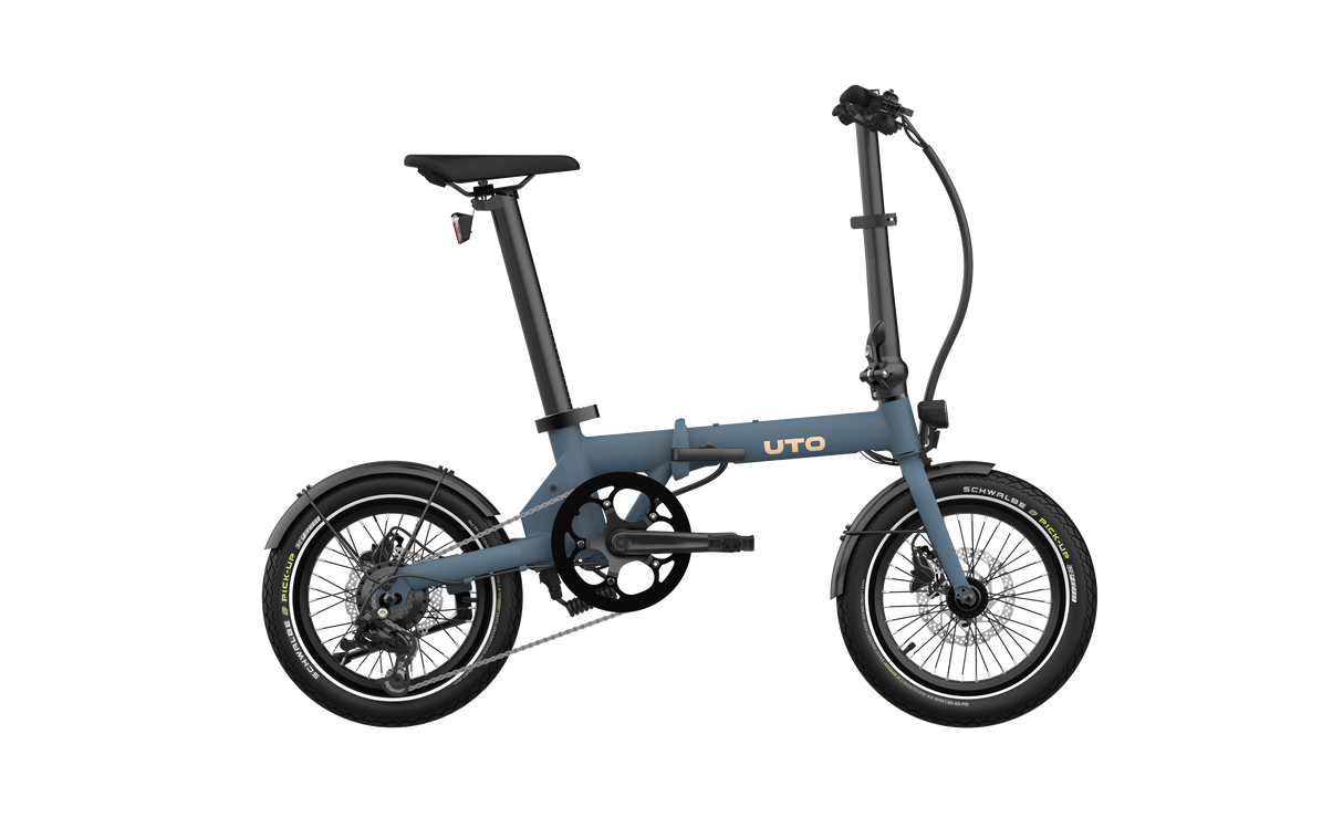 Vélo pliant électrique Uto og16 v0 bleu