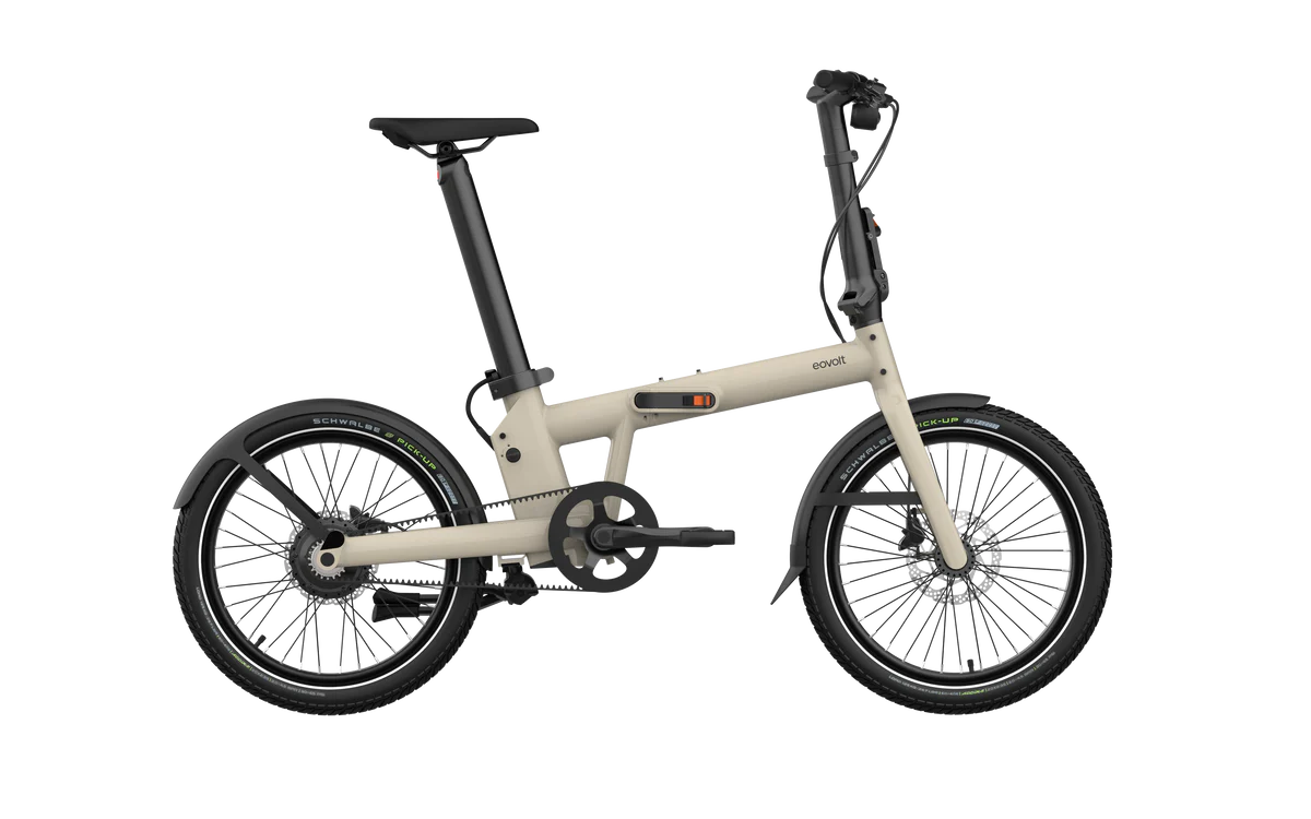 Vélo pliant électrique Eovolt après-midi pro 20 v1 taupe
