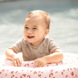 Léopard | flotteur bébé vieux rose 0-1 ans