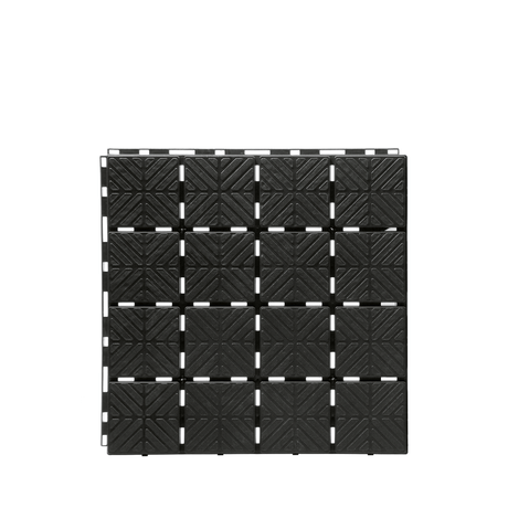 Prosperplast easy square series - caisse de jardin modulable - antidérapante - 40 x 40 cm - noir