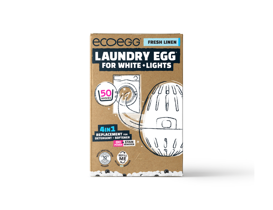 Ecoegg Wash Ball pour la cire blanche - lin frais - 50 lavages