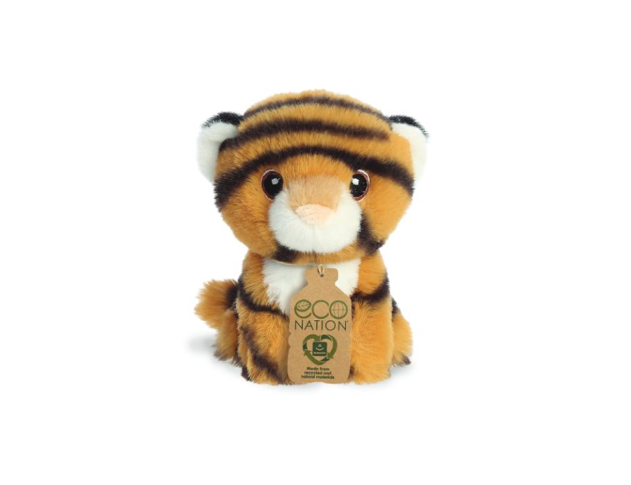 Peluche peluche Eco nation - mini - tigre - 13 cm