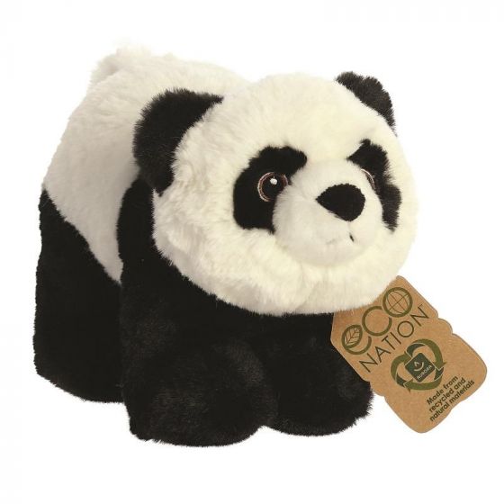 Peluche peluche Eco nation - panda - 23 cm