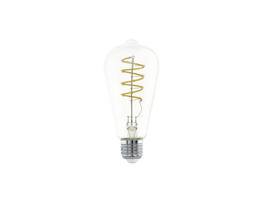 Lampe LED Eglo - E27 - 400 LM - OVAL - SPIRAL - Clear - 2700K