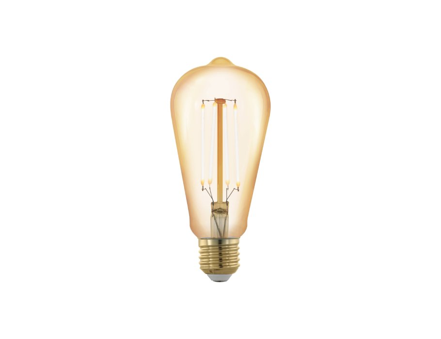 Lampe LED Eglo - ovale - e27 - 400 lm - ambre - gradation par étapes