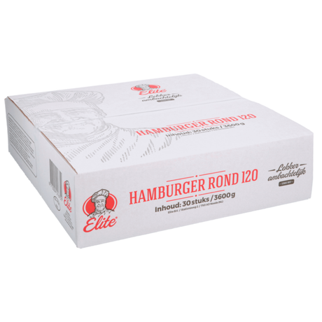 Ronde de hamburger Elite (30x 120 gr)