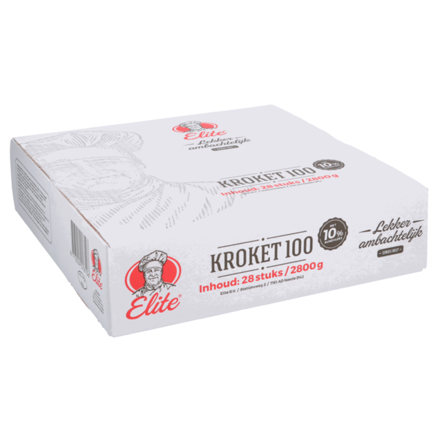 Croquette de bœuf Élite 10% (28x 100 gr)