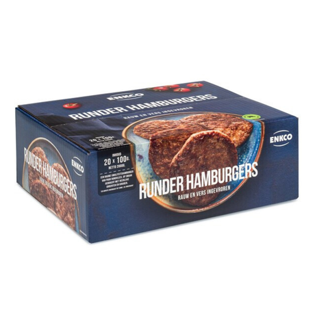 Hamburger de boeuf Enkco (20x 100 gr)