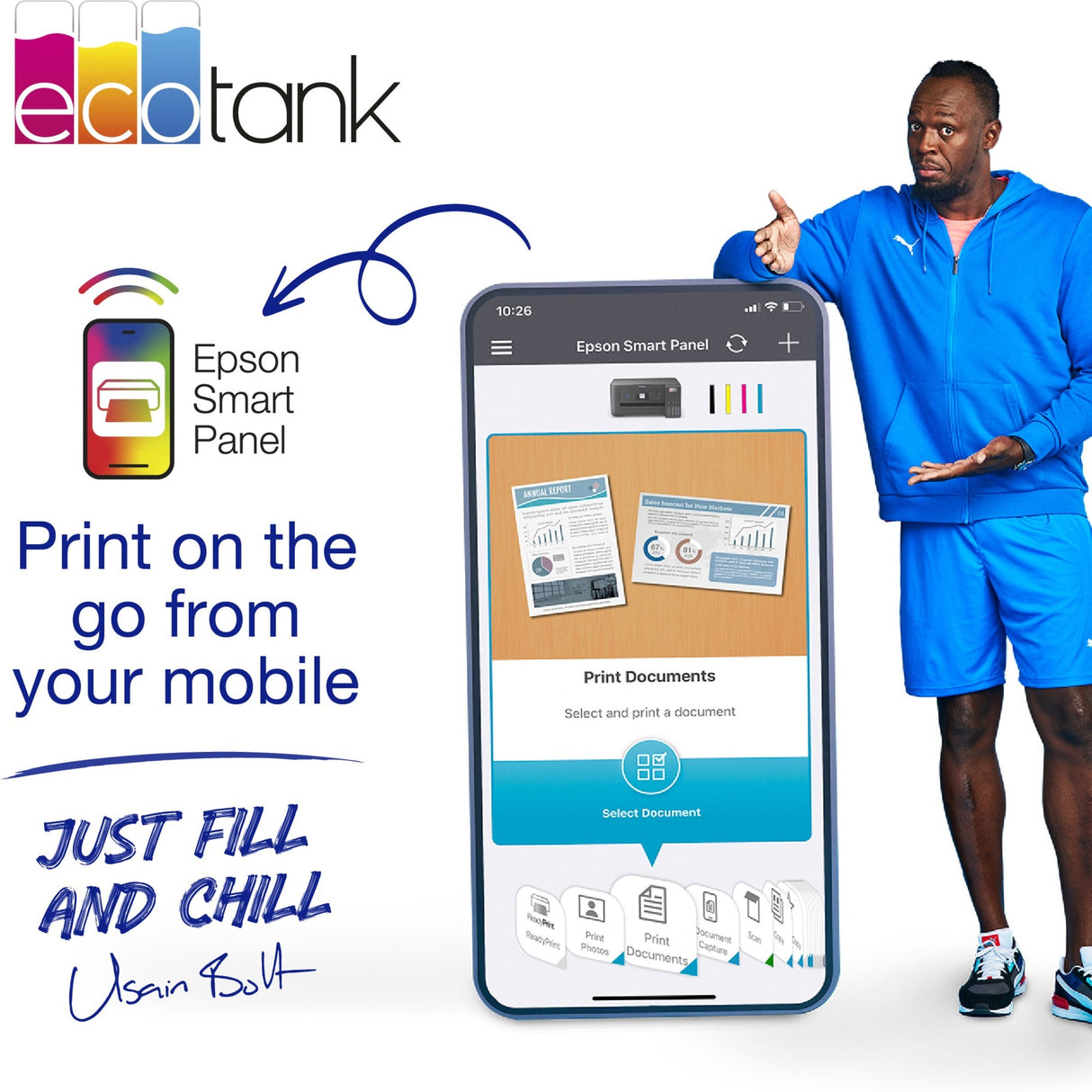 Epson Ecotank ET-3850 A4 Imprimante Wi-Fi multifonctionnelle