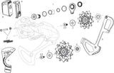 Dérailleur arrière Sram x01 dérailleur arrière eagle axs. x01 aigle axes 52t rouge