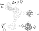 Dérailleur arrière Sram Dérailleur arrière SX Eagle. sx aigle 12sp noir