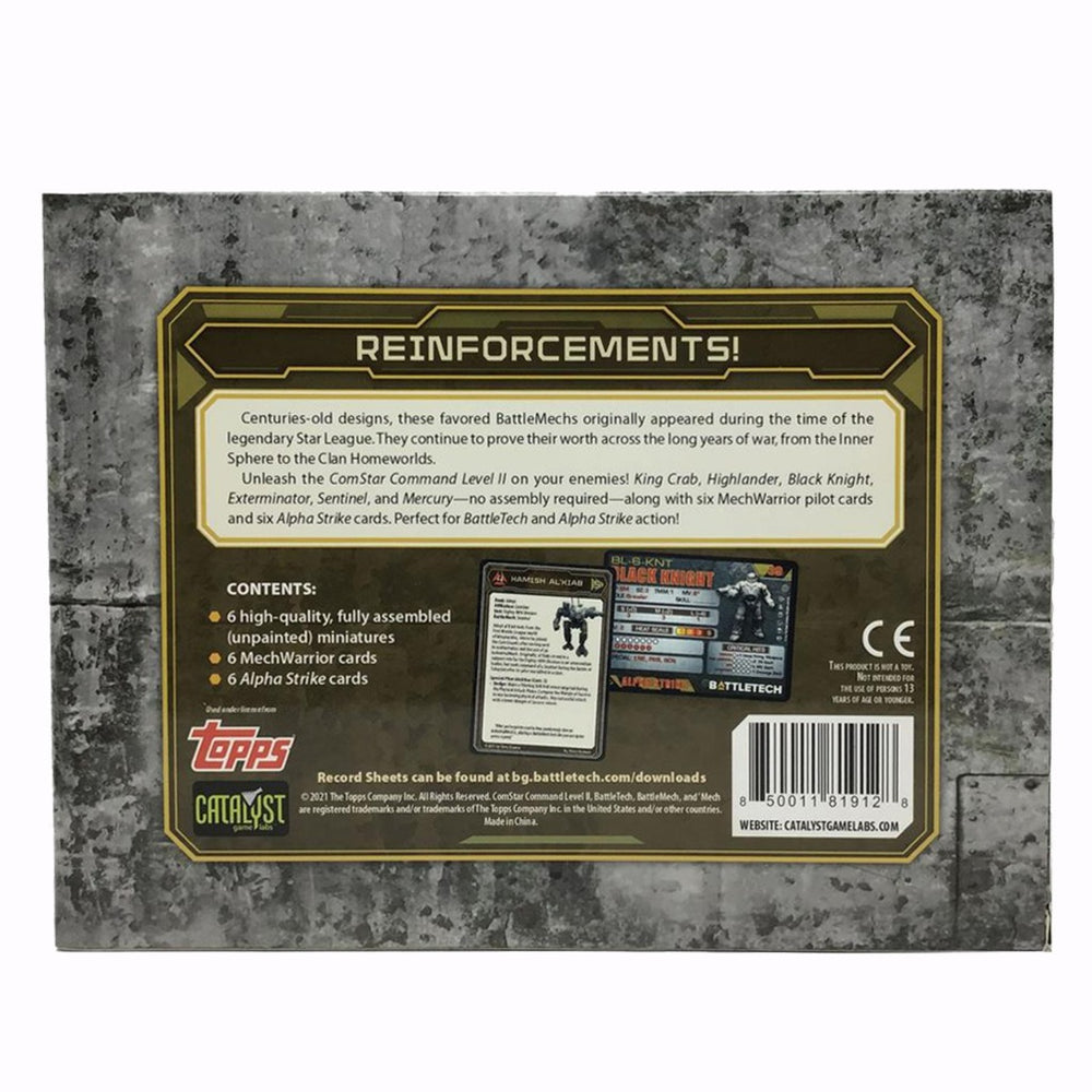 Réseau de joueurs européens BattleTech : ComStar Command Level II