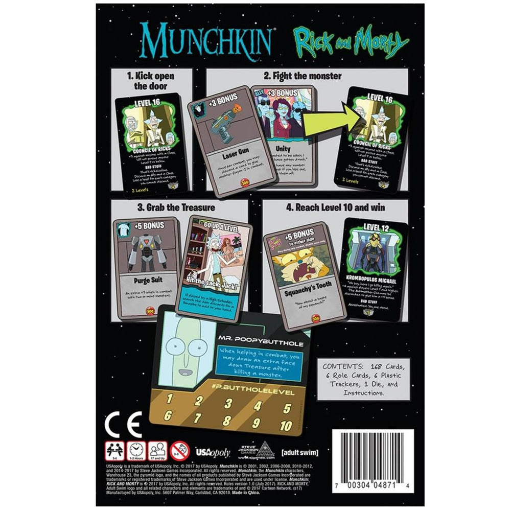 Réseau de joueurs européens Munchkin : Rick et Morty