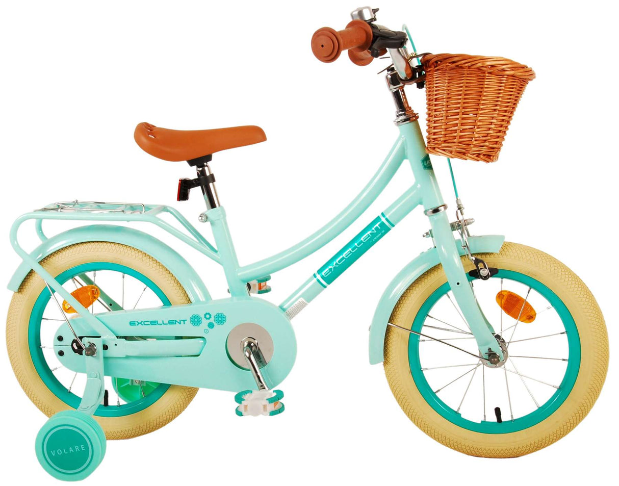 Volare Excellent Kinderfiets - Meisjes - 14 inch - Groen