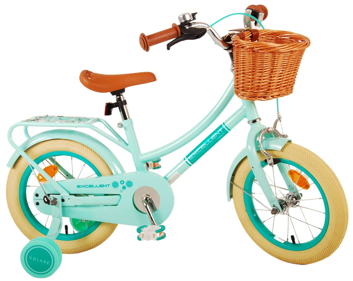 Volare Excellent Kinderfiets - Meisjes - 14 inch - Groen