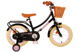 Volare Exzellente Kinderfahrrad - Mädchen - 14 Zoll - schwarz