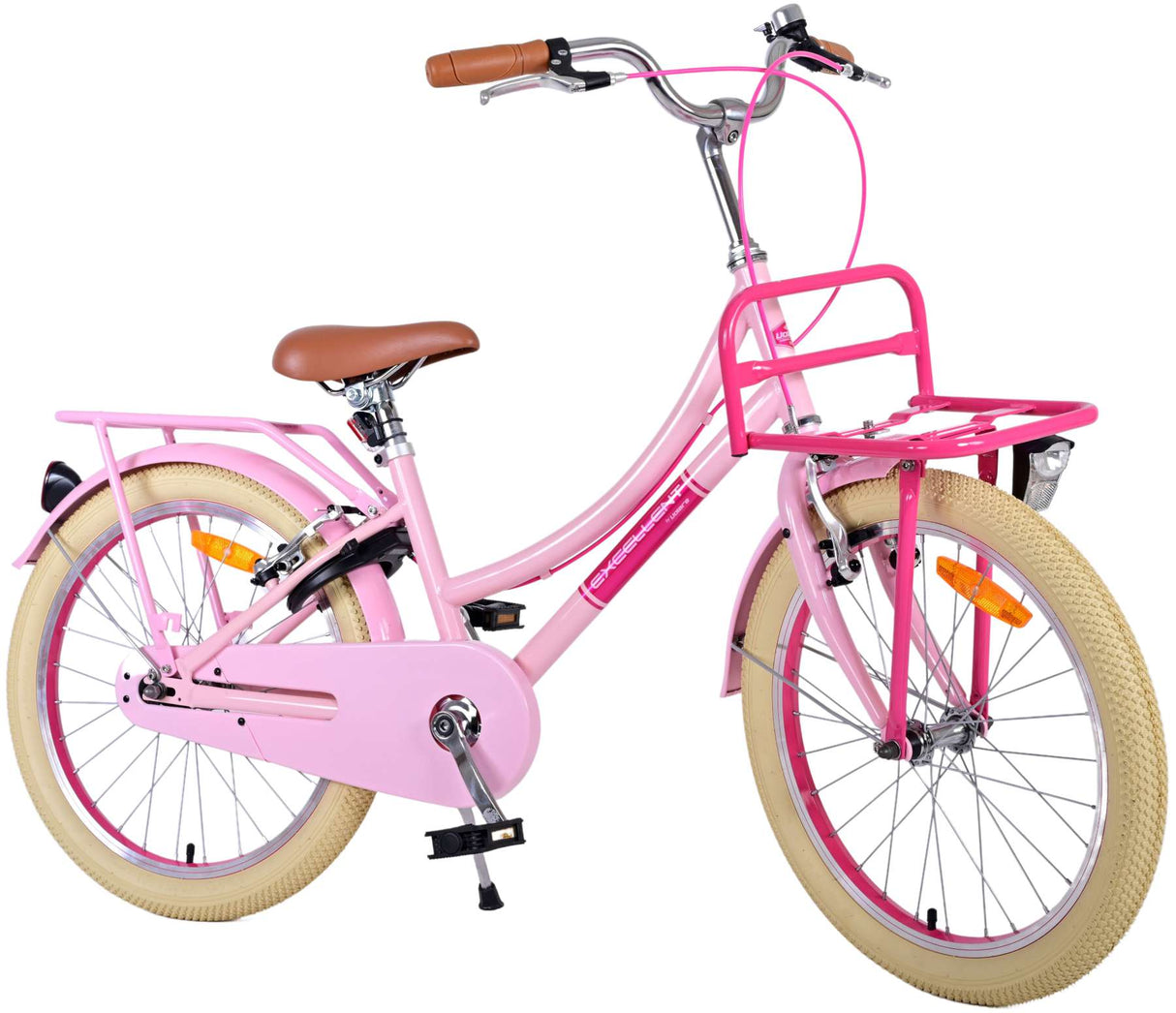 Chicas de bicicleta para niños de volare volare de 20 pulgadas rosa dos frenos de mano