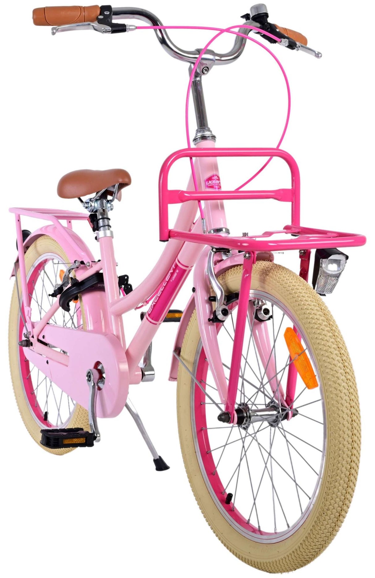 Volare Volare Children's Bike Girls 20 pouces rose deux freins à main