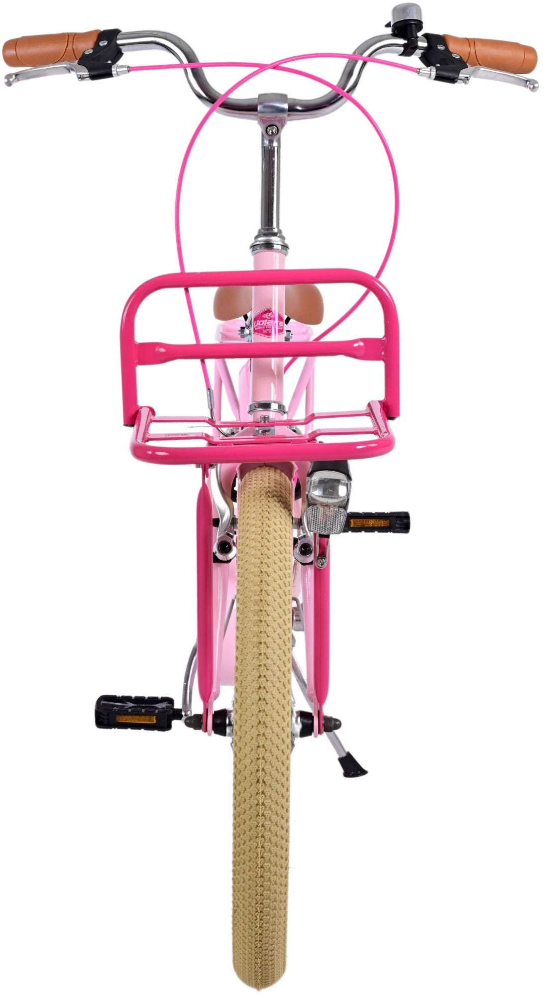 Volare Volare Children's Bike Girls 20 pouces rose deux freins à main