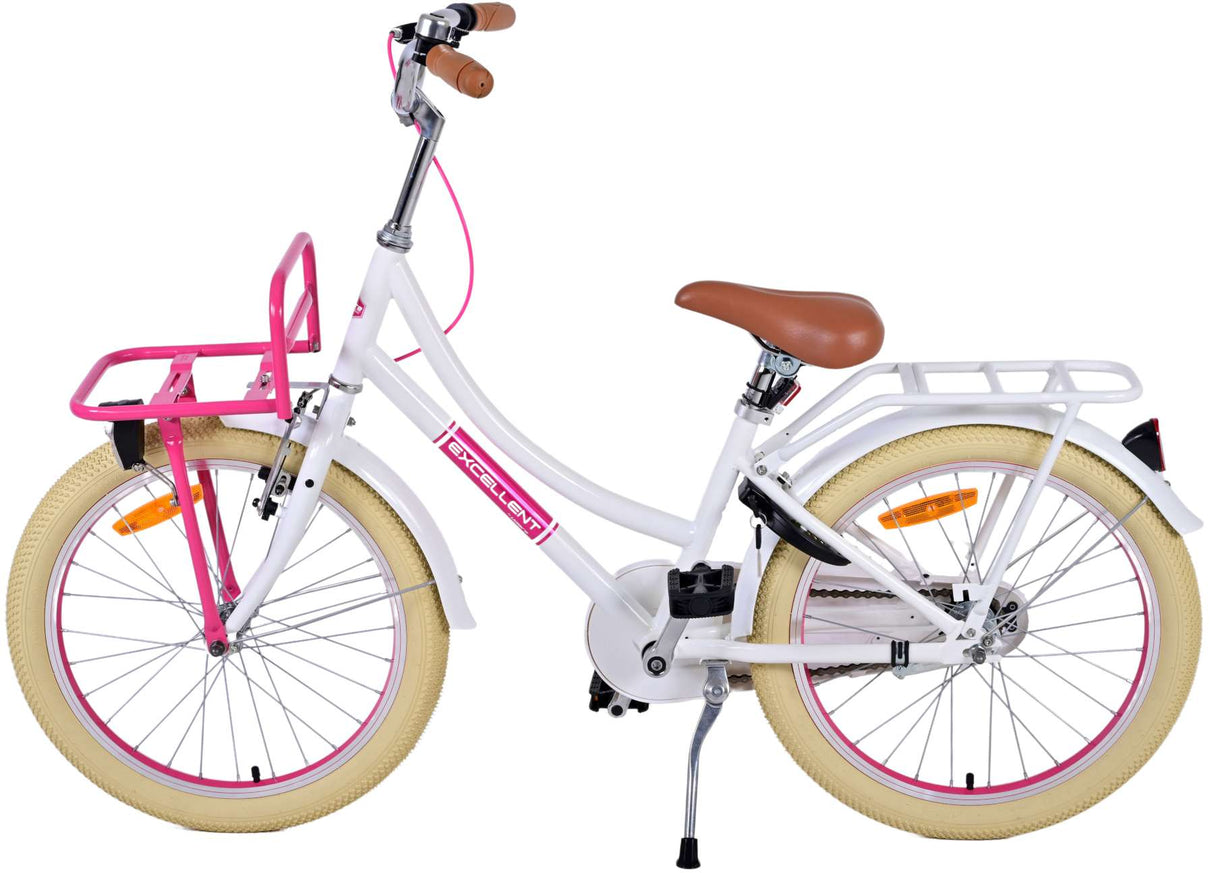 Excellent vélo pour enfants Volare - filles - 20 pouces - blanc