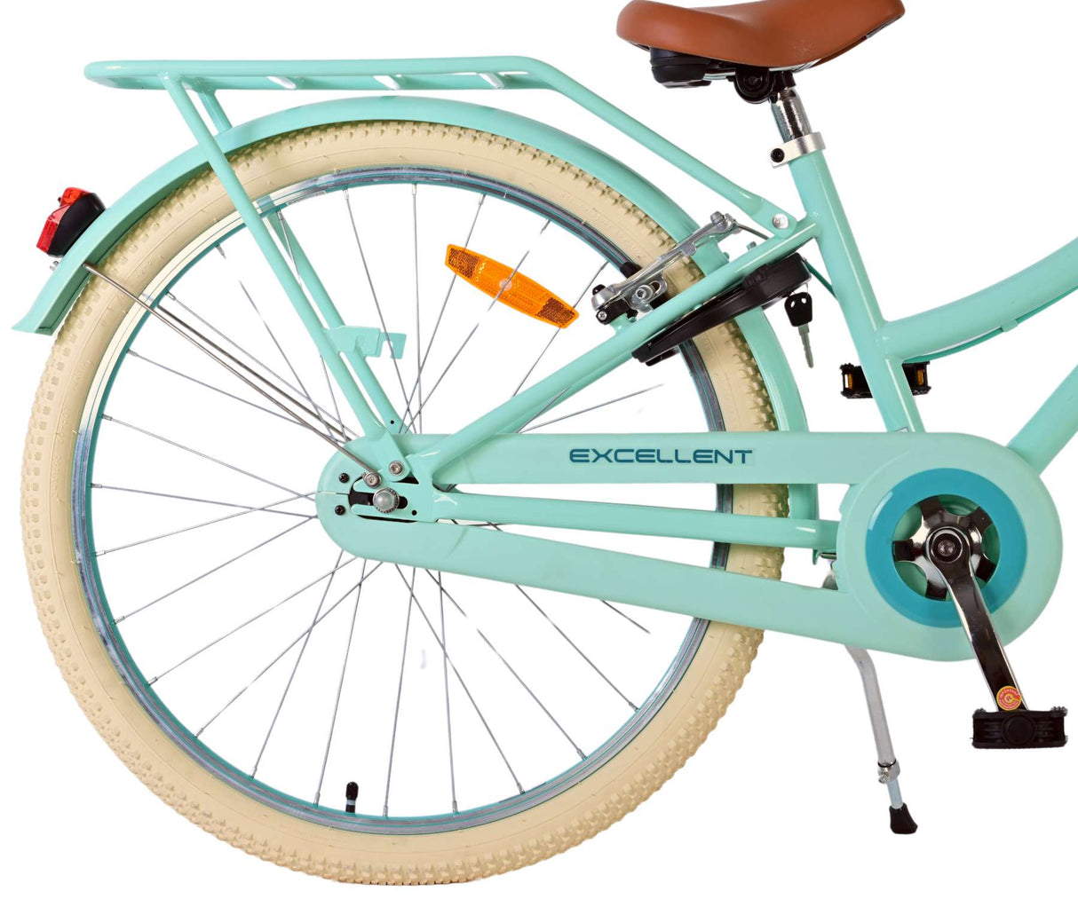 Volare Volare Children's Bike Girls 24 Inch Green Two Hand brakes