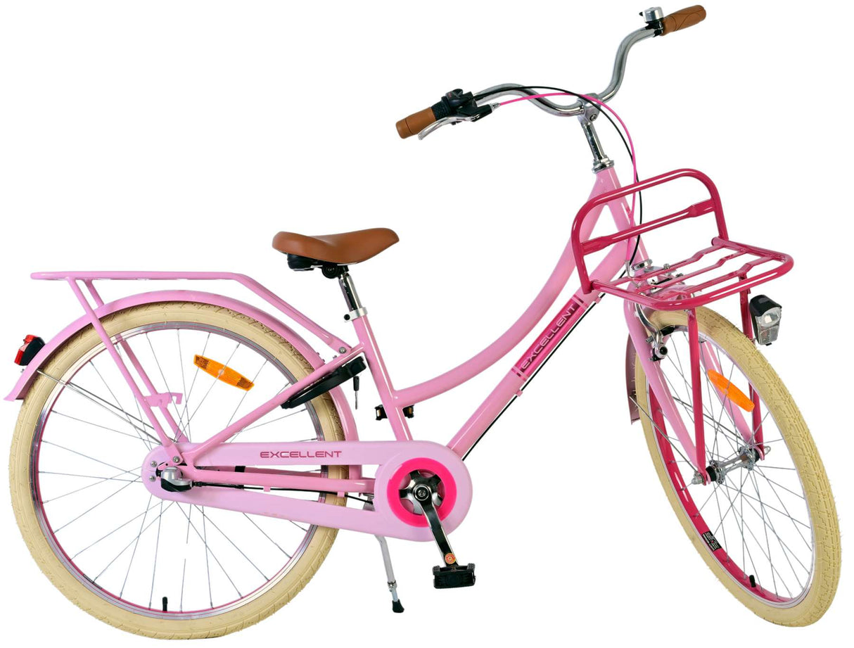 Volare Excellent vélo pour enfants - Filles - 24 pouces - rose - 3 engrenages