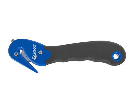 Couteau de sécurité Geko - design ergonomique - coupe sûre - pour films étirables et rubans