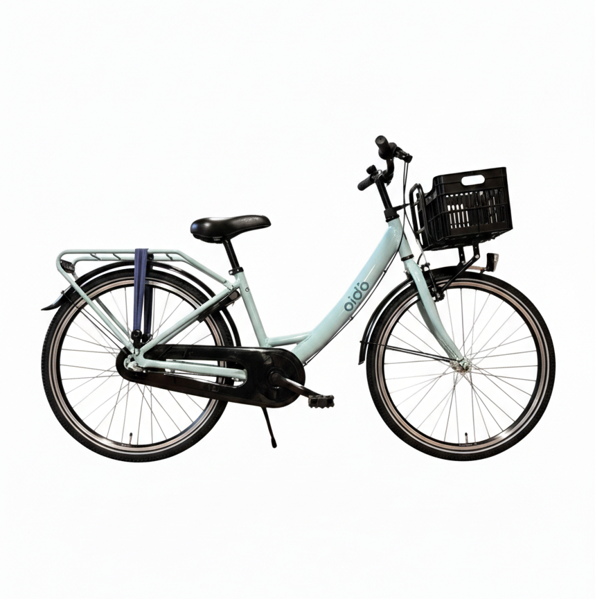 Aldo 24 pouces vélo carino aluminium 3v vert menthe