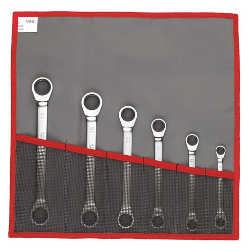 Jeu de clés à cliquet Facom 12 pans, dimensions métriques