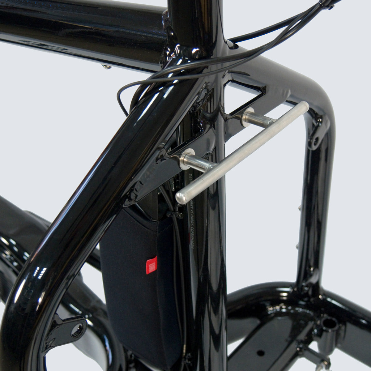 Fahrer porte-sac de vélo bullitt bar argent