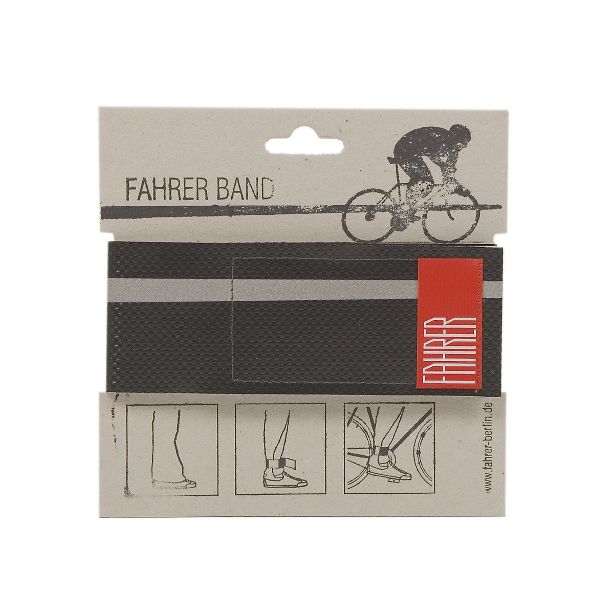 Fahrer pantalon-pantalon à bande velcro bande à sangle noir