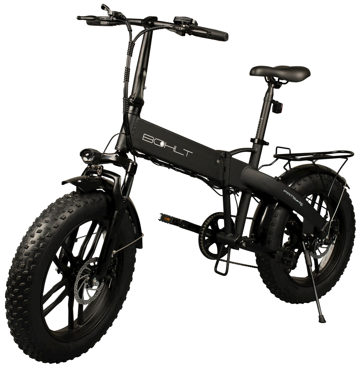 Bohlt Electric Folding Bike Fatbike Fattwenty Black